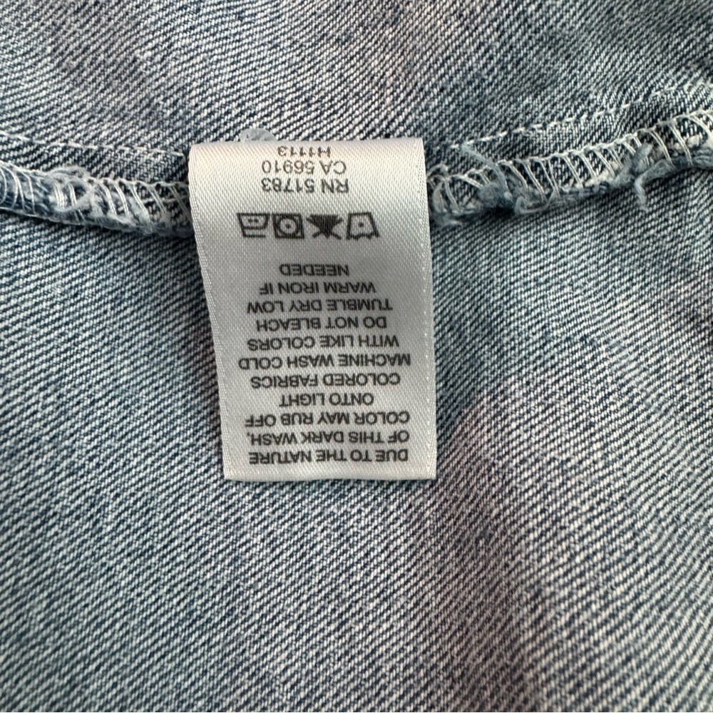Denim Sleeveless Vest - Picture 7 of 13